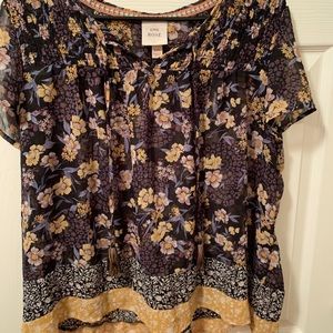 Rose Knox boho blouse with tassels
